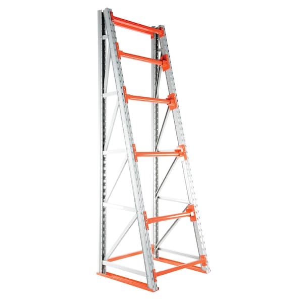 Vestil Steel Reel Rack Starter Kit 36 In. x 39 In. x 120 In. 6000 Lb. Capacity, White/Orange RERC-3410 - main
